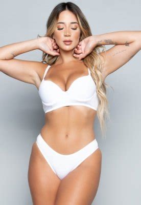Conjunto Lingerie B Sico Bella Fiore Modas Calcinha E Suti Bojo Branco Compre Agora