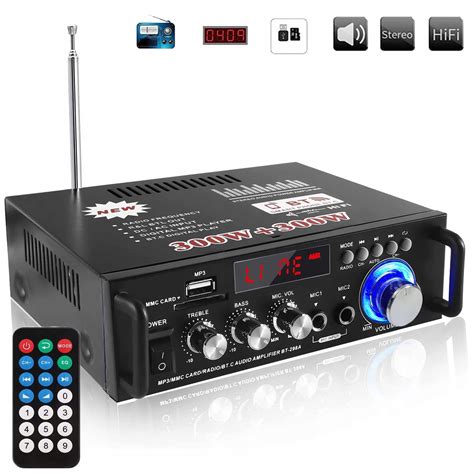 Wzmacniacz HiFi Kina Domowego Surround BT 5 0 FM Sklep Opinie Cena