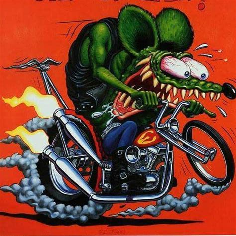 Pin By Taz On Rat Fink Rat Fink Cartoon Art Biker Art