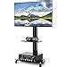 Amazon Tavr Floor Tv Stand With Wheels And Swivel Mount For