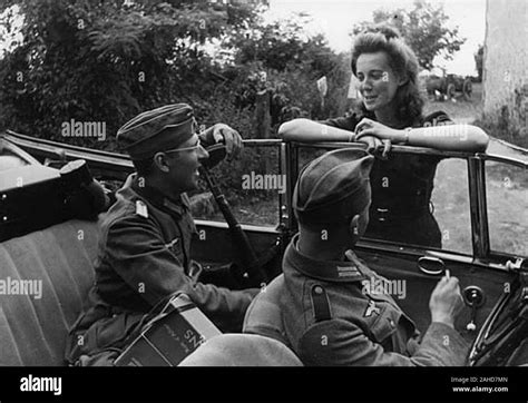 Collaborator Girls Of The German Occupied Europe 1940 1944 Stock Photo