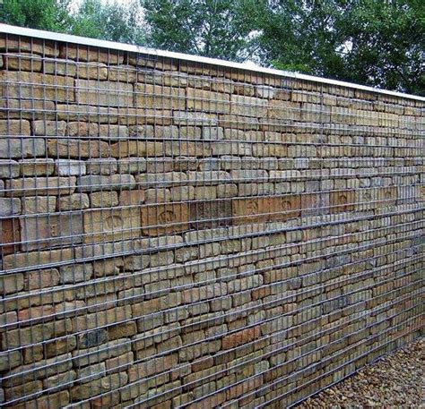 Габионы по лучшим ценам - Мастер габионов. | Озеленение забора, Заборы ...