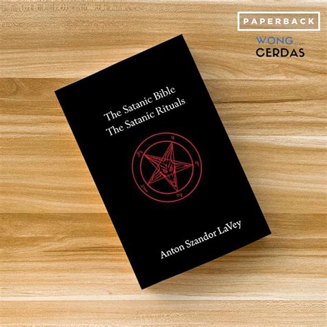 Jual Buku Satanic Bible By Anton Lavey By Anton Szandor Lavey Art