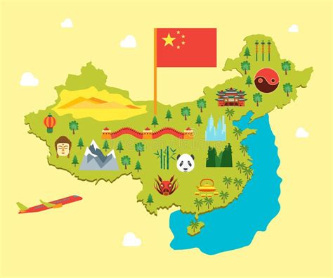 Cartoon China Map Stock Illustrations 1044 Cartoon China Map Stock