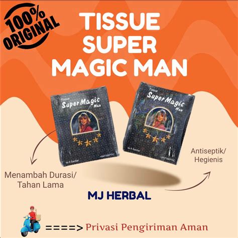 Jual Tissue Super Magic Tissue Tahan Lama Pria Shopee Indonesia