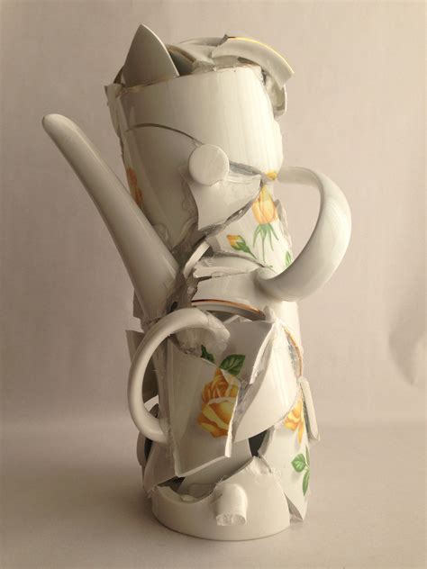 Deconstructed & Reconstructed Jug Sculpture. | Deconstructed art, Ceramic art, Sculpture