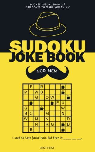 Sudoku Joke Book For Men Pocket Sudoku Book Of Dad Jokes To Make You