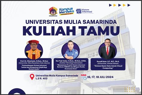 Course SIS Kuliah Tamu Manajemen Proyek Sistem Informasi 17 Juli 2024