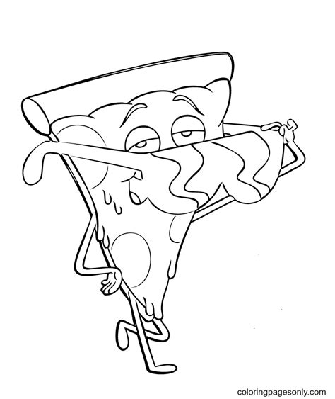 Dibujo De Tío Abuelo Pizza Steve Para Colorear Dibujos Para Colorear