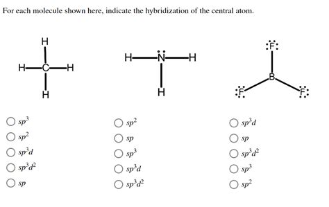 Solved For Each Molecule Shown Here Indicate The Chegg