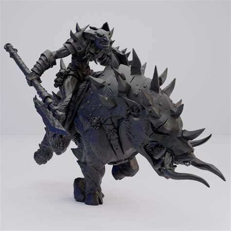 Hot Goblin ウォーホッグ騎兵ミニチュア ホットゴブリン TRPG 戦士