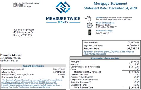 How to Review a Mortgage Statement