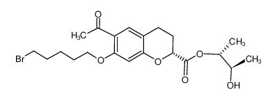 Ácido 2R 2α 1R 2R 6 acetil 7 5 bromopentil oxi 3 4