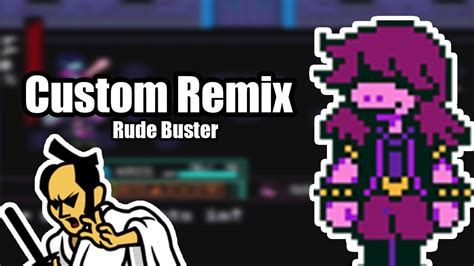 Rhythm Heaven Custom Remix Rude Buster Deltarune Youtube