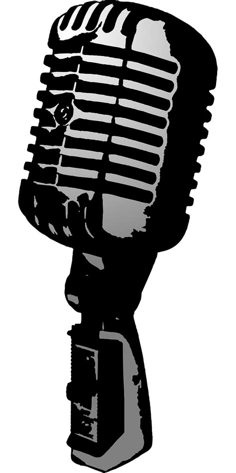 Micro Microphone L Audio Du Images Vectorielles Gratuites Sur Pixabay