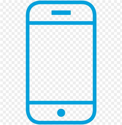 Cell Phone Icon Blue Png Transparent With Clear Background Id 189411