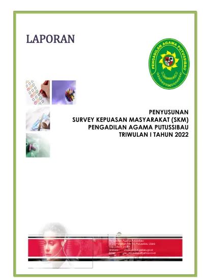 Laporan Penyusunan Survey Kepuasan Masyarakat Skm Pengadilan Agama