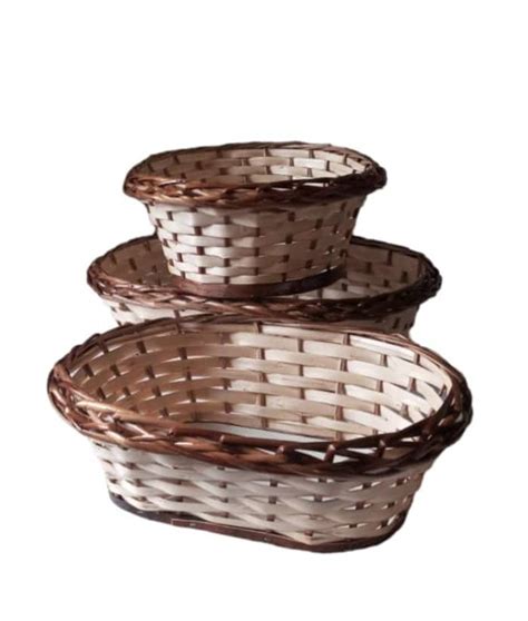 Cesta De Vime Oval P Elo Produtos Especiais