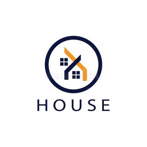 House Logo Home Logo Icon Template Design Vector Stock Vector