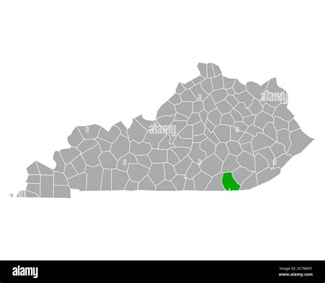 Whitley County Map Hi Res Stock Photography And Images Alamy