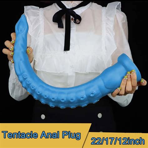 In Uzun Anal Plug Tentacle B Y K Popo Fi S V Silikon Yumu Ak