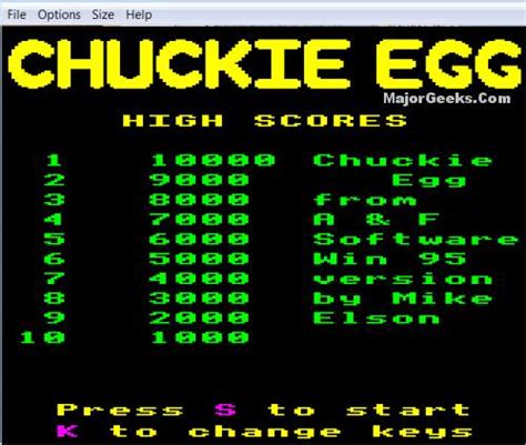 Download Chuckie Egg - MajorGeeks