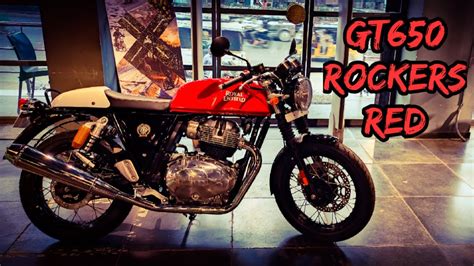 New Customized Royal Enfield Gt650 Rocker Red Customize Your Gt 650