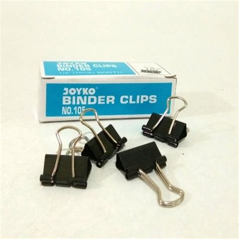 Jual Binder Clips Joyko Binder Clips No 105 Penjepit Kertas Paper Clip