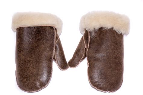 Mens Sheepskin Mittens Lismore Sheep Farm Wool Shop