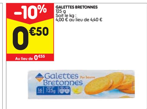 Promo Galettes Bretonnes Chez Leader Price