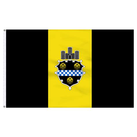 Pittsburgh City 2ft x 3ft Nylon Flag