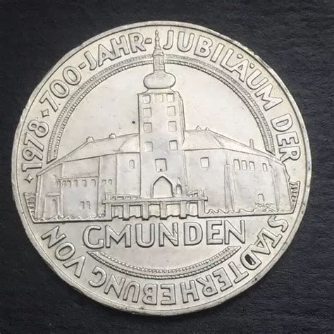 Moneda Austria 100 Schilling Gmunden 1978 Plata MercadoLibre