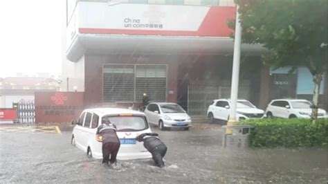 河北强降雨持续 最洼地“雄安新区”严重内涝 台风 暴雨 新唐人电视台