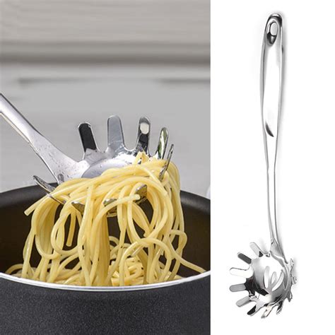 Italiaanse Pasta Server Duurzaam Rvs Pasta Lepel S Grandado