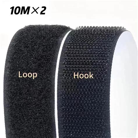 10m 2 20 25 30 50mm Magic Tape Selfadhesive Hook And Loop Fastener