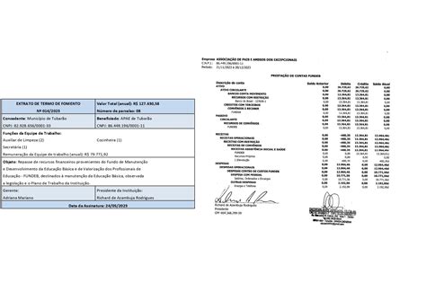 PRESTAÇÃO DE CONTAS FUNDEB NOVEMBRO 2023 Apae Tubarão