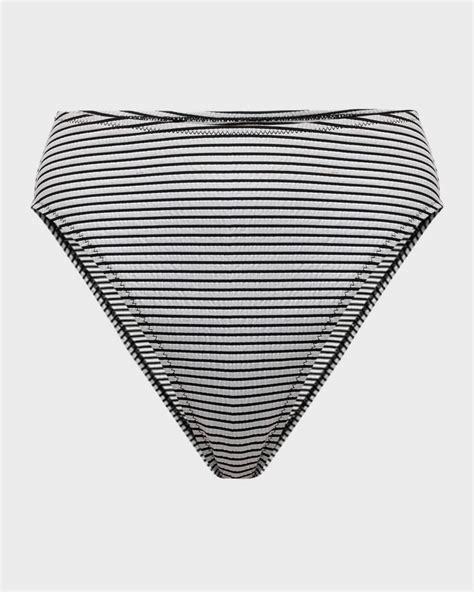 Solid And Striped X Sofia Richie Grainge The Miranda Striped Bikini Bottoms Neiman Marcus