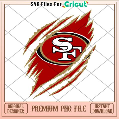 49ers Printable Logo San Francisco 49ers Wordmark Logo (2009)