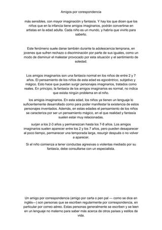 La Amistad Pdf