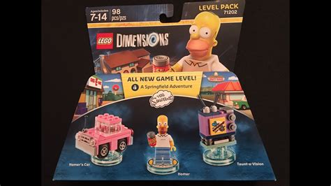 The Simpsons Level Pack Lego Dimensions Unboxing And Building Youtube