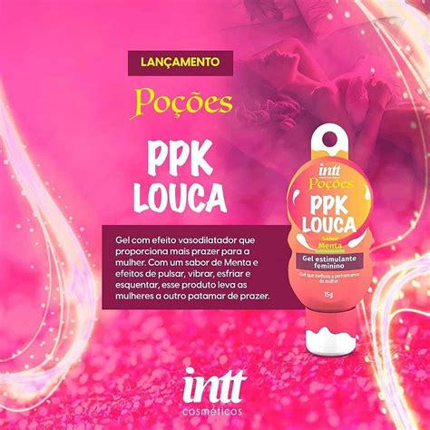 GEL ESTIMULANTE FEMININO PPK LOUCA G LINHA POÇÕES INTT Ninguém Vai Saber Sex Shop