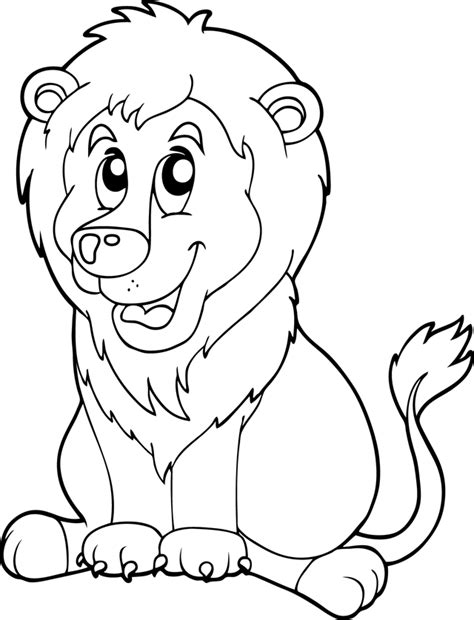 imprimer Coloriage Lion A Imprimer Aperçu Voyager en Solo