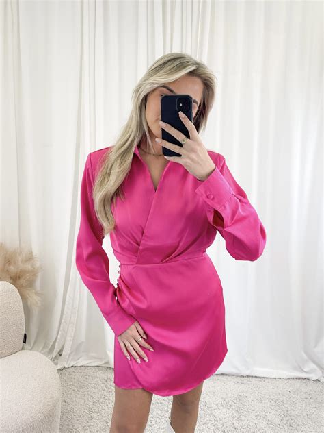 Satin Dress Amy Roze I Satijn Look Jurkje Famous Store