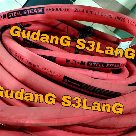jual selang uap panas eaton  steam hose epdm air minyak udara