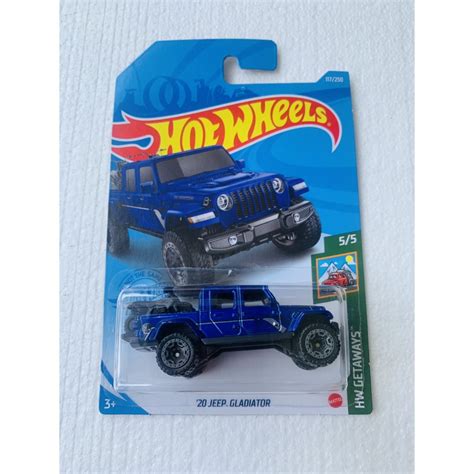 Jual Hot Wheels Hotwheels Jeep Gladiator Rubicon Hartop Biru Lot F