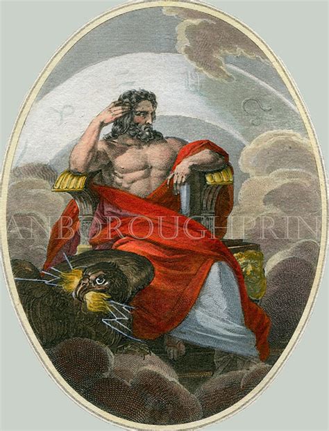 Roman God Jupiter Painting