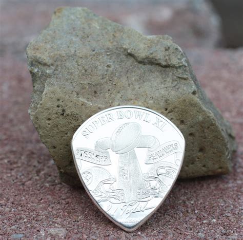 Super Bowl XL 2006 Pittsburgh Steelers vs Seattle Seahawks 99.9% Silver