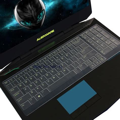 17.3 inch Silicone laptop keyboard Cover Protector skin for Alienware ...