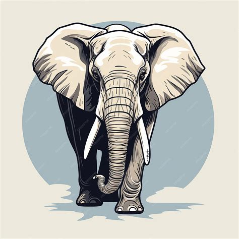 premium vector elephant vector