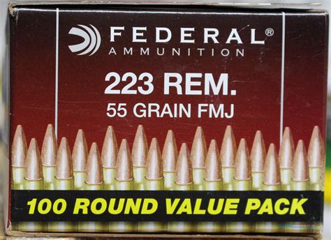 223 Ammo 100 Round Box Federal For Sale